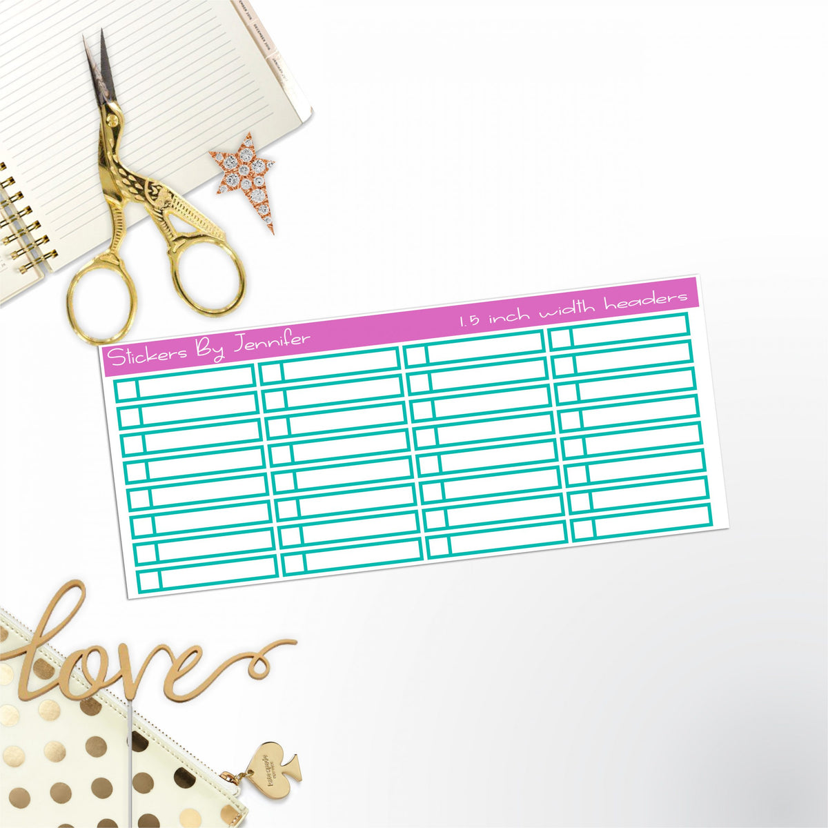 Task Headers P-21 Planner Stickers
