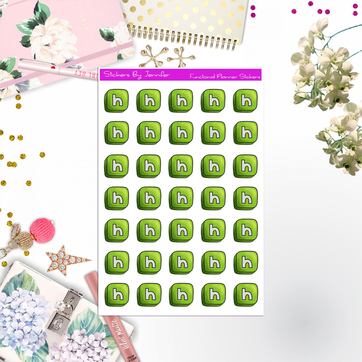 Hulu Stickers, Planner Stickers, Journal Stickers, Functional Planner Stickers, Stationary Stickers