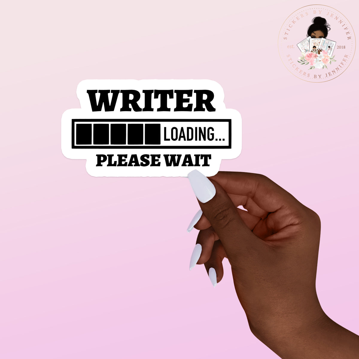 Loading Writer Vinyl Sticker
