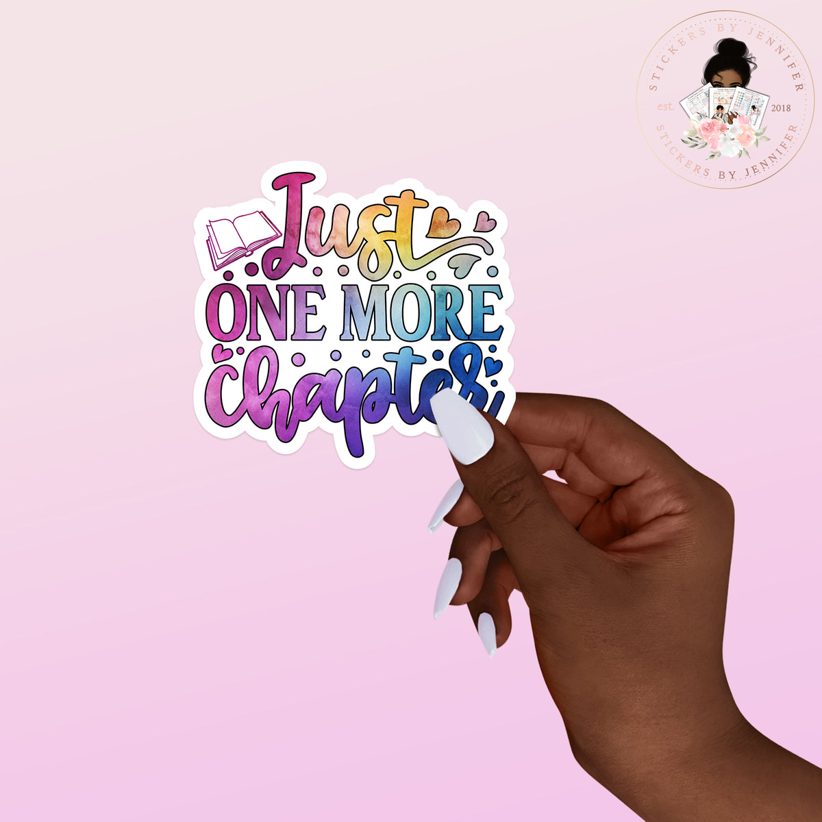 One More Chapter Vinyl Sticker