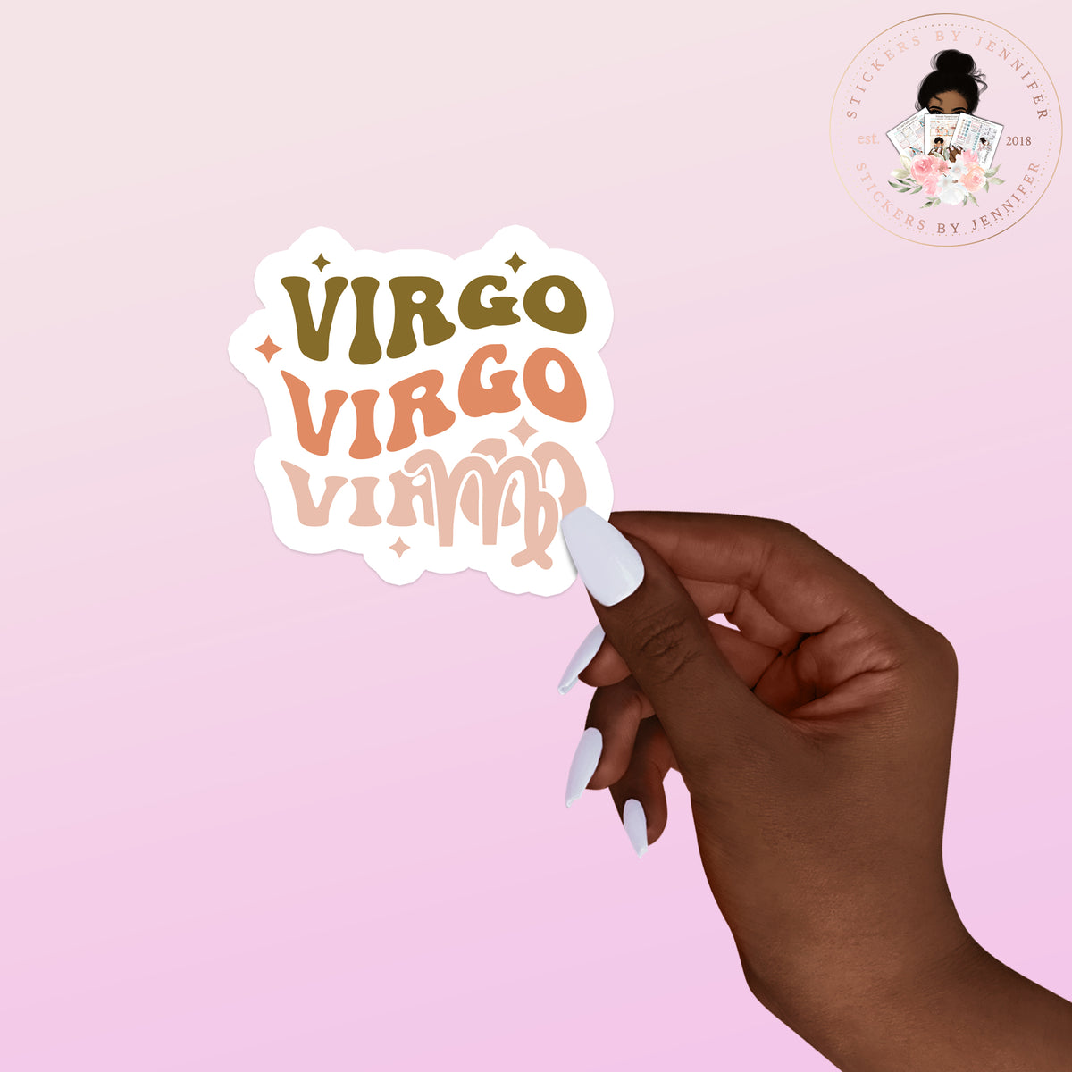 Virgo Zodiac Vinyl Sticker
