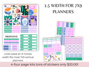 7x9 Planner Box Spring-Theme