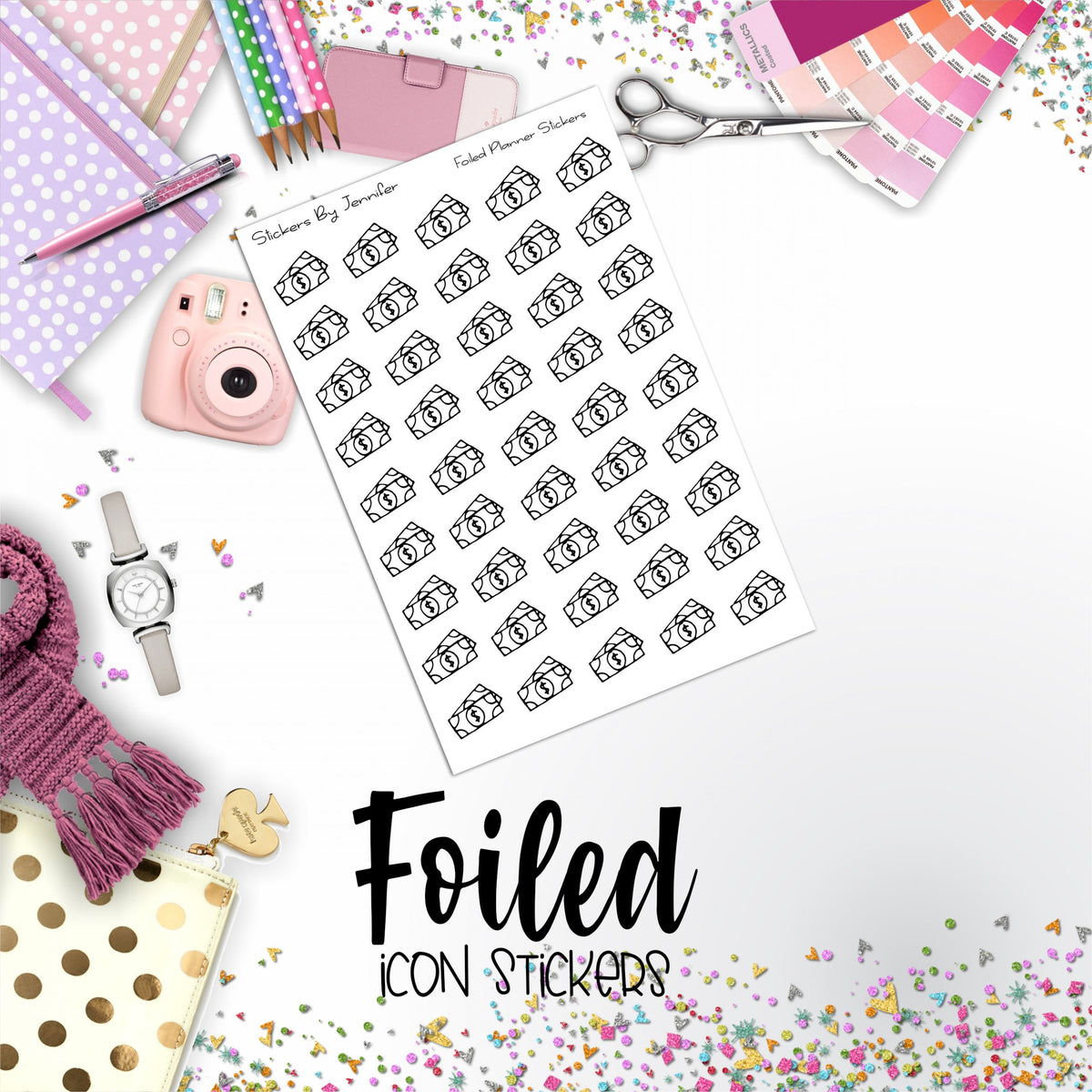 Money Functional Sticker Sheet