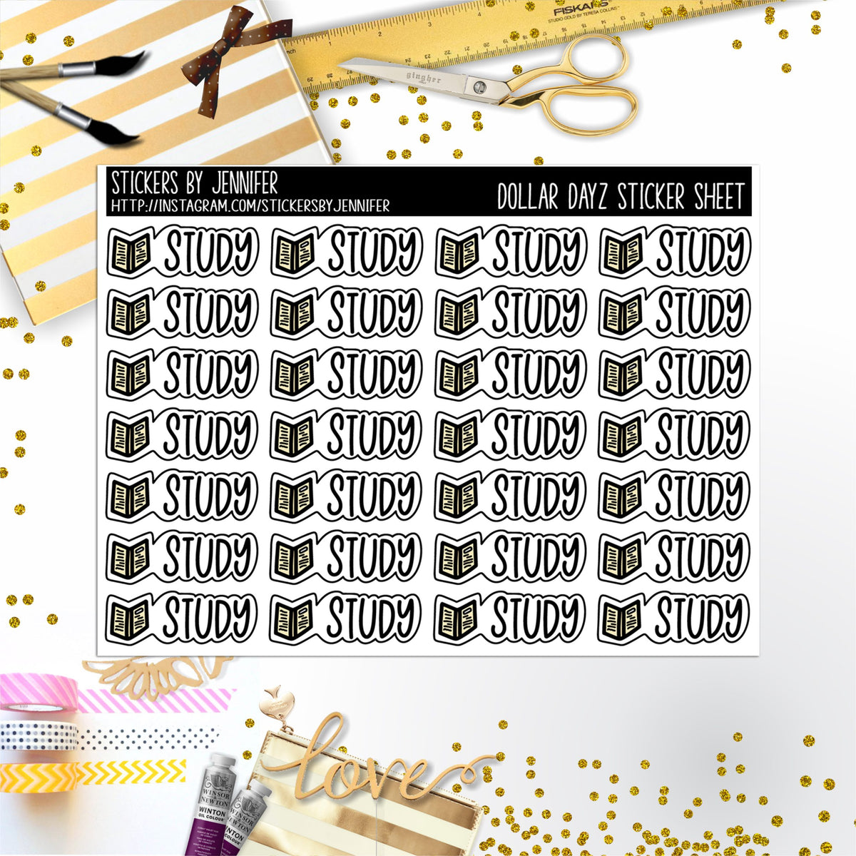 Deco Mini DD700 Planner Stickers, Bullet Journal, Functional Planner Stickers, Stationary Stickers