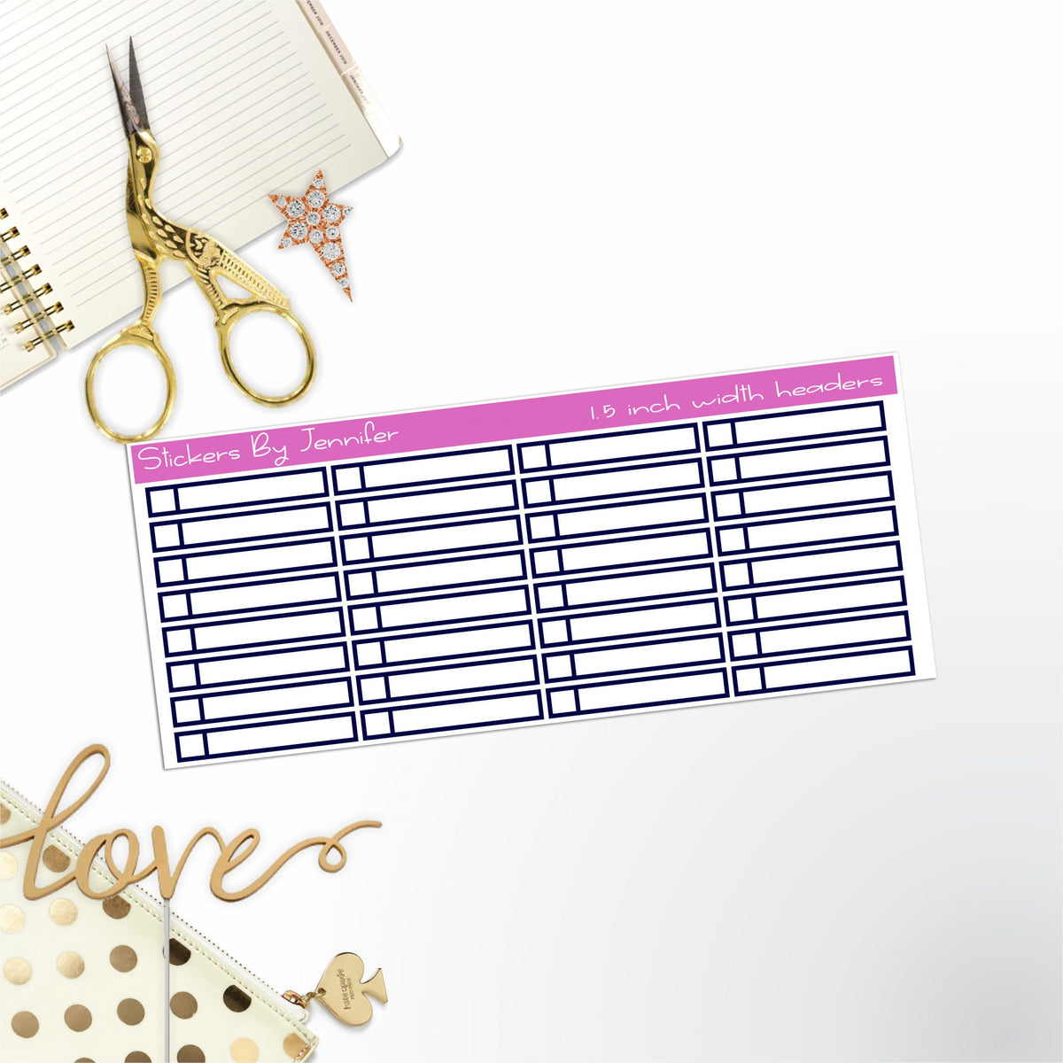 Task Headers,P-8 Planner Stickers