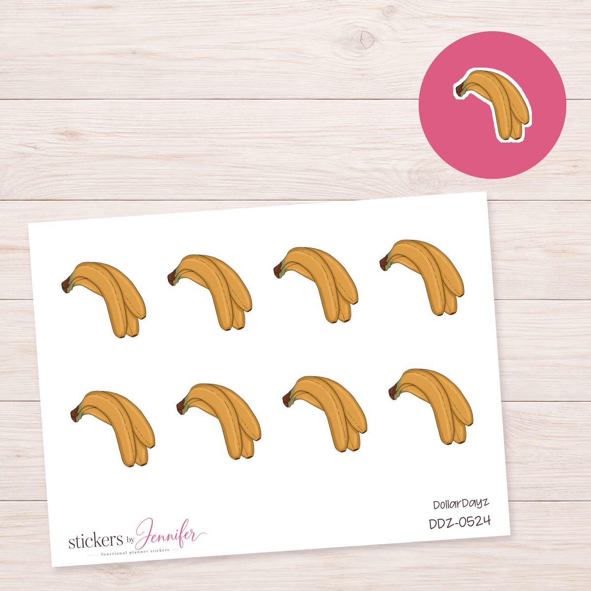 Bananas Planner Stickers | DDZ-0524