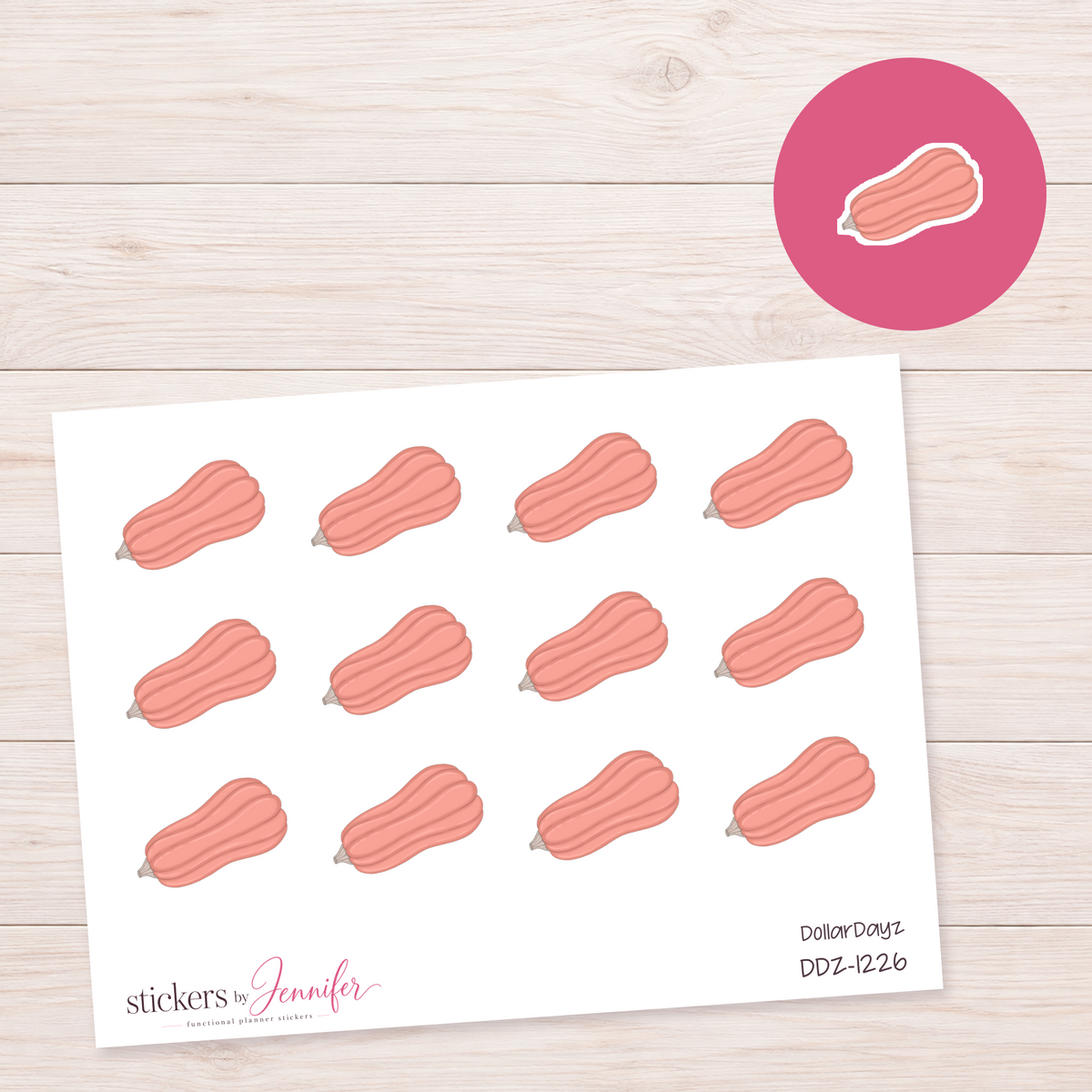 Pink Ice Pop Planner Stickers | DDZ-1226