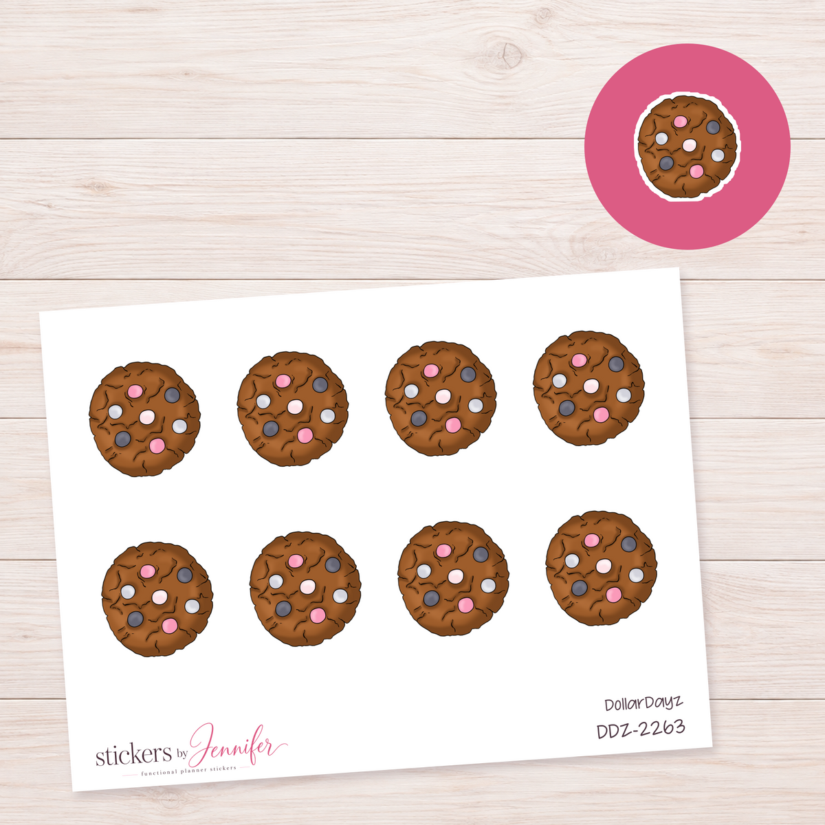 Candy Cookie Planner Stickers | DDZ-2263