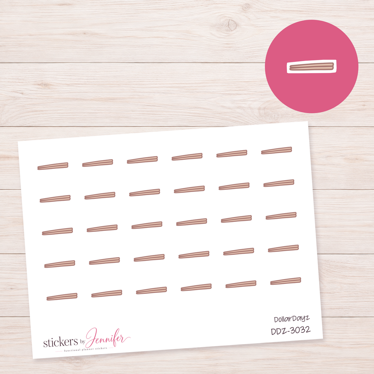 Paired Chopsticks Planner Stickers | DDZ-3032