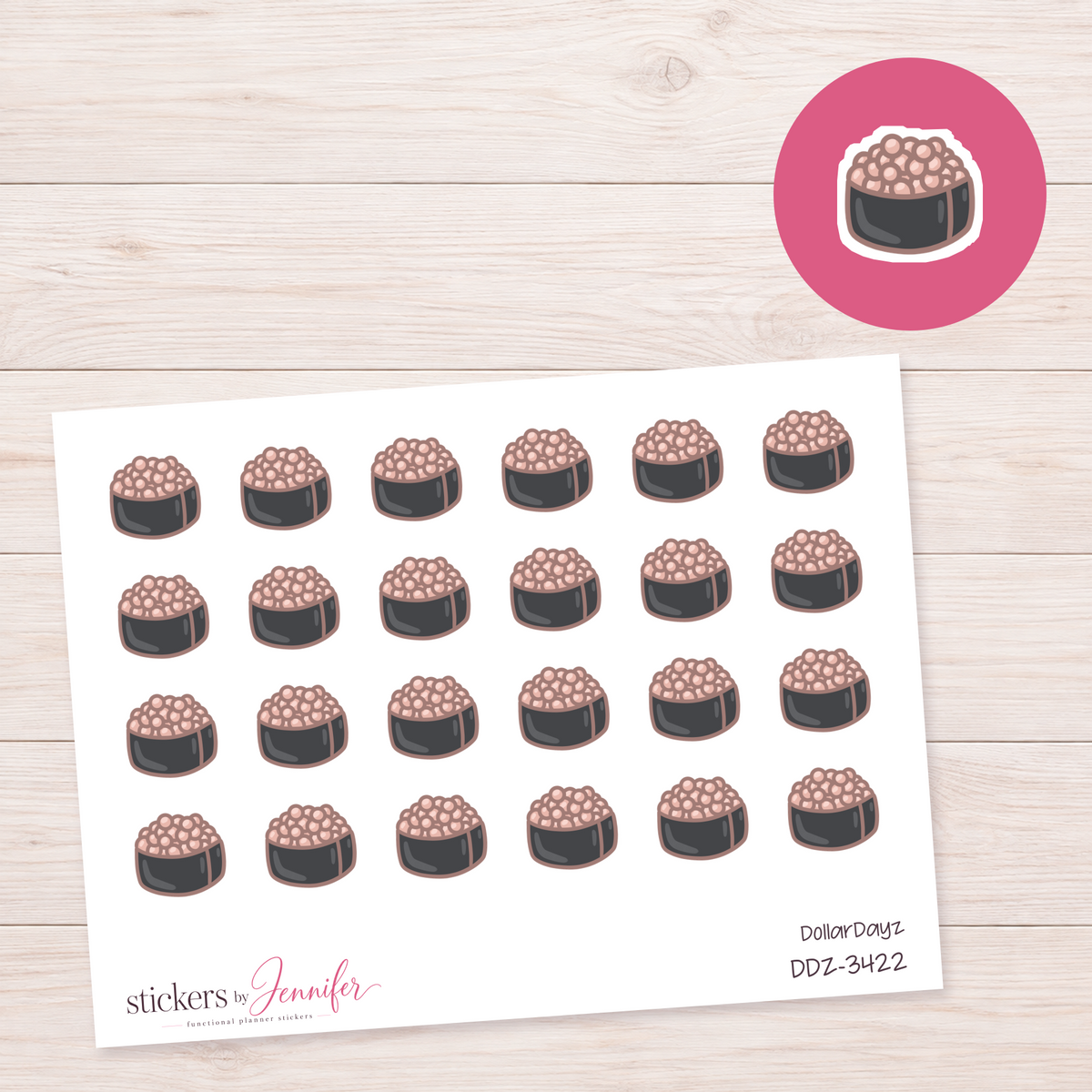 Roe Sushi Planner Stickers | DDZ-3422