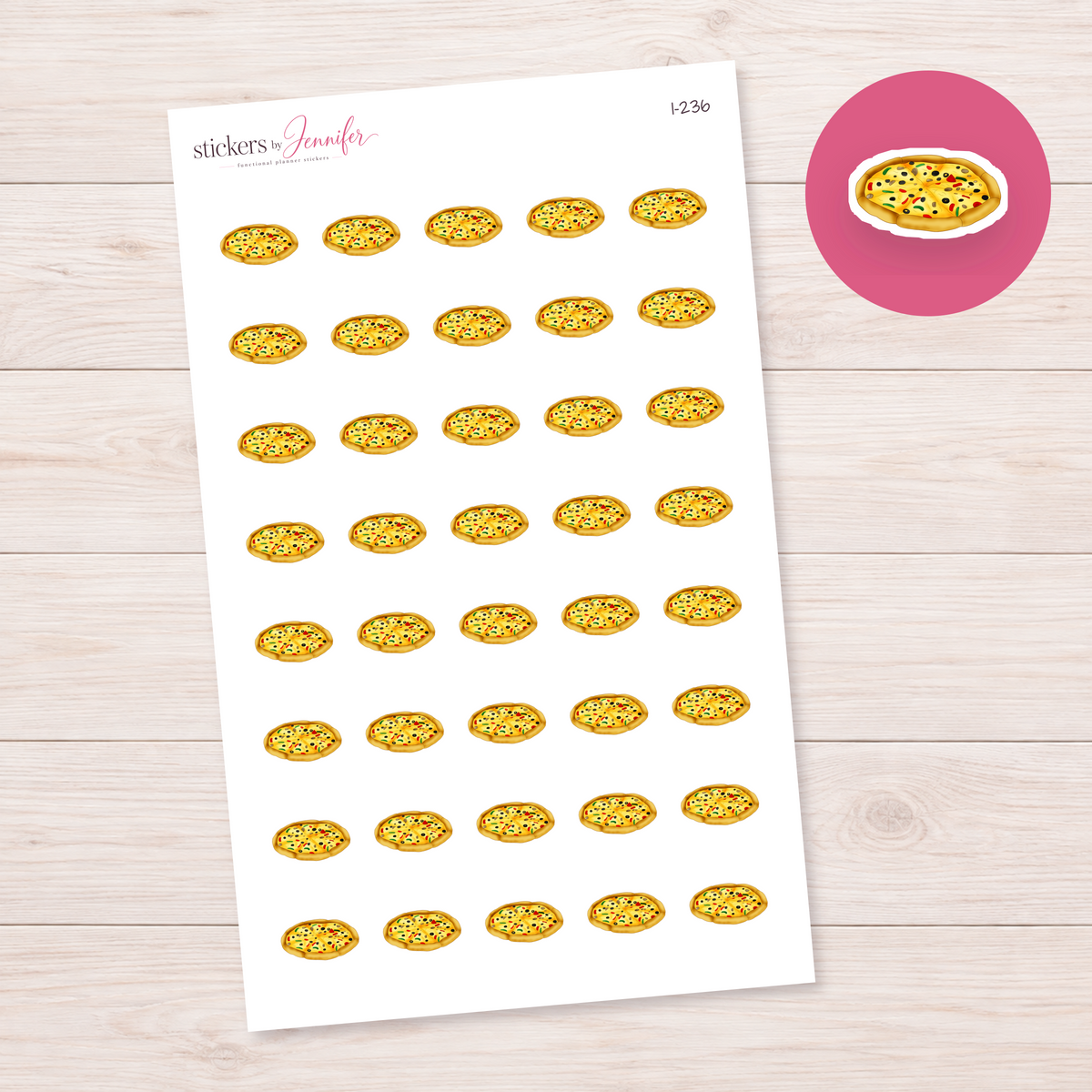 Pizza Planner Stickers | I-236