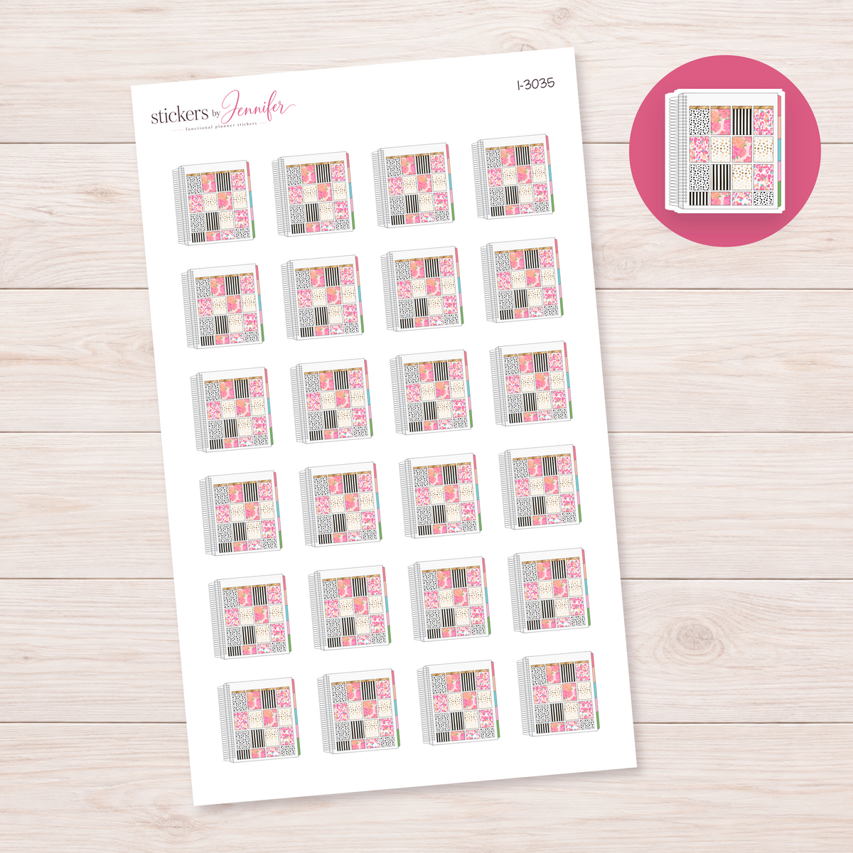 Floral Planner Sticker Book Planner Stickers | I-3035