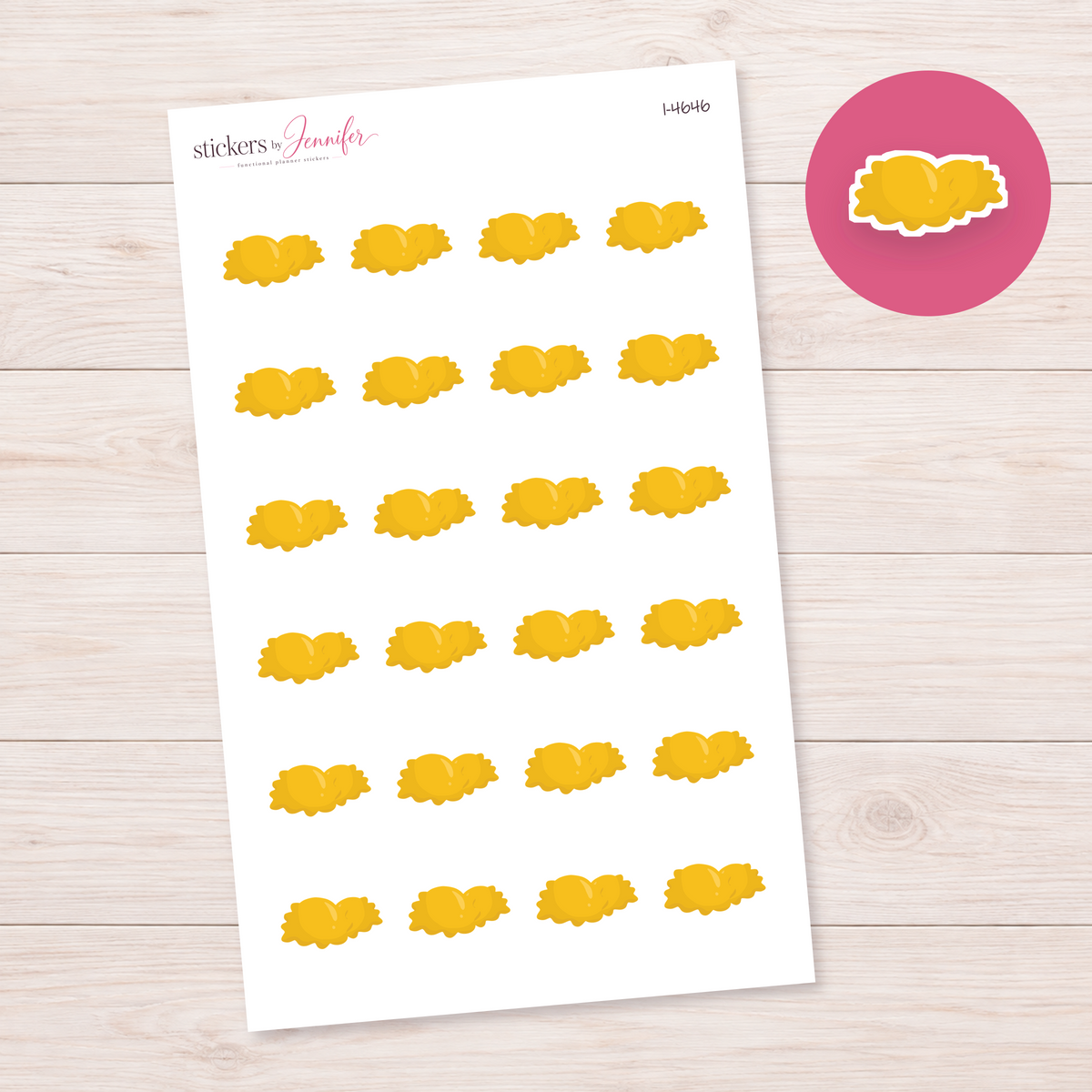 Ravioli Planner Stickers | I-4646