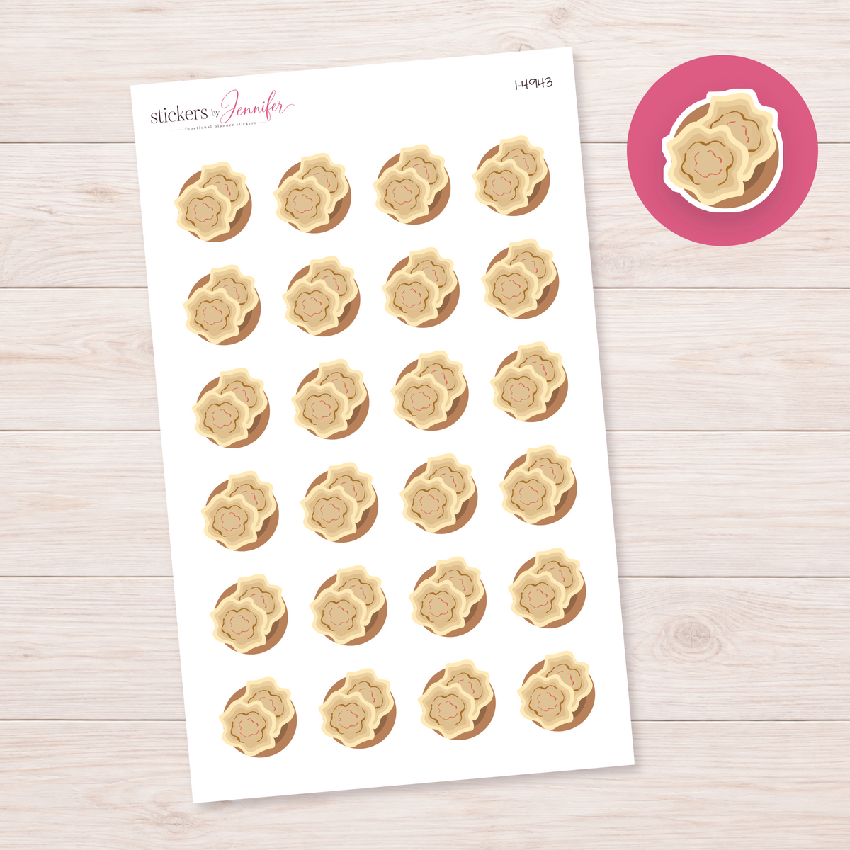 Roti Prata Planner Stickers | I-4943