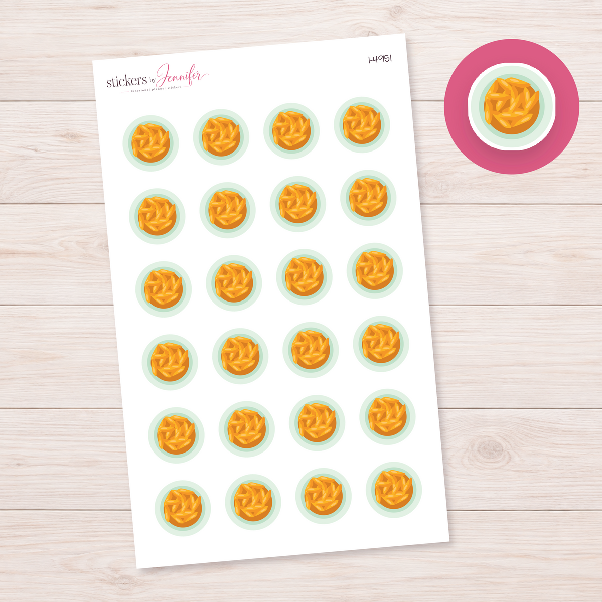 Tteokbokki Bowl Planner Stickers | I-4951