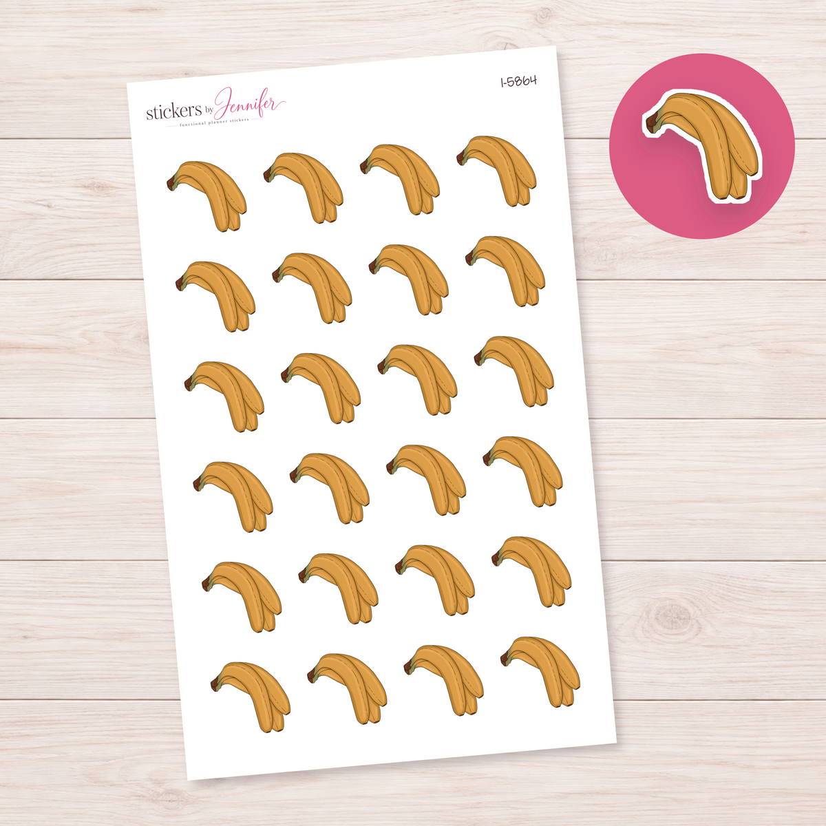 Bananas Planner Stickers | I-5864