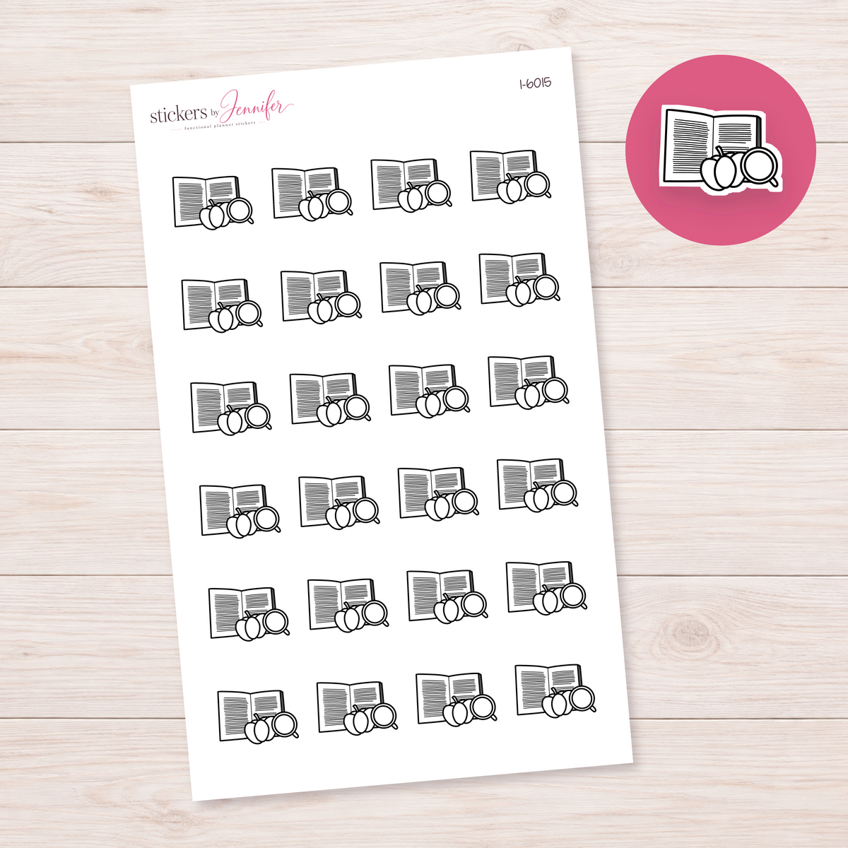 Autumn Reading Outline Planner Stickers | I-6015
