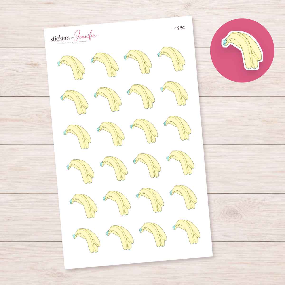 Banana Bunch Planner Stickers | I-7280