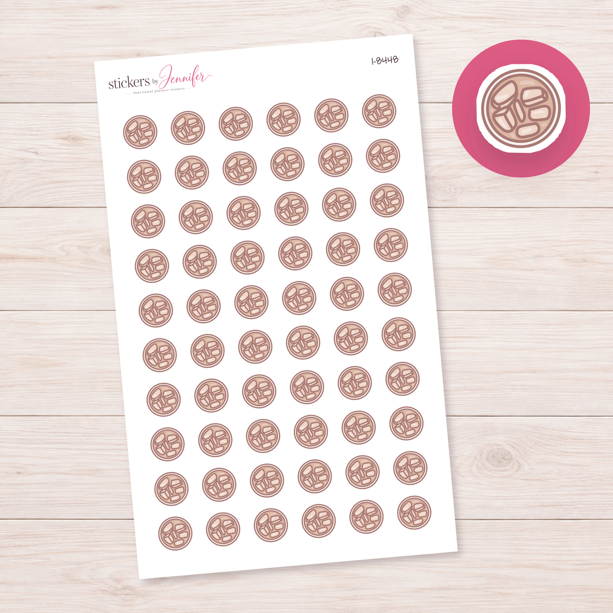 Snack Plate Planner Stickers | I-8448