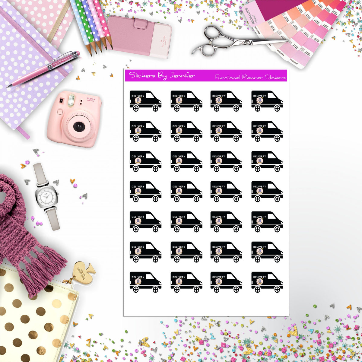 Amazon Delivery Planner Stickers
