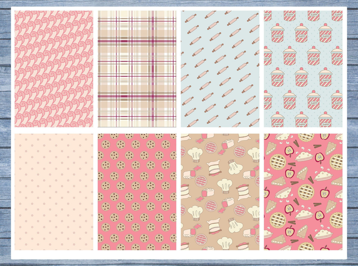 Bakery Pink Full Box Planner Stickers, Big Happy Planner, Erin Condren, Classic Happy Planner