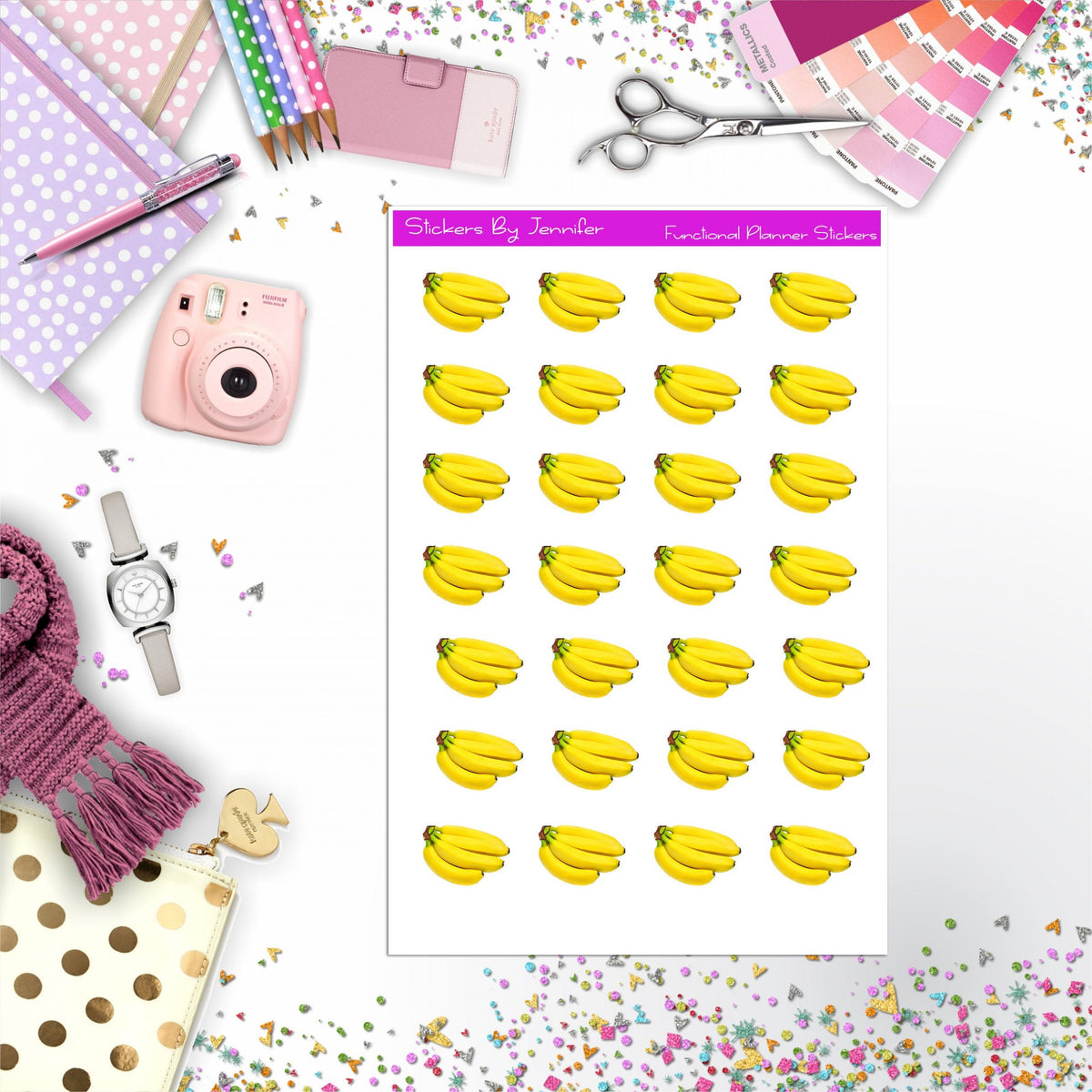 Banana Planner Stickers