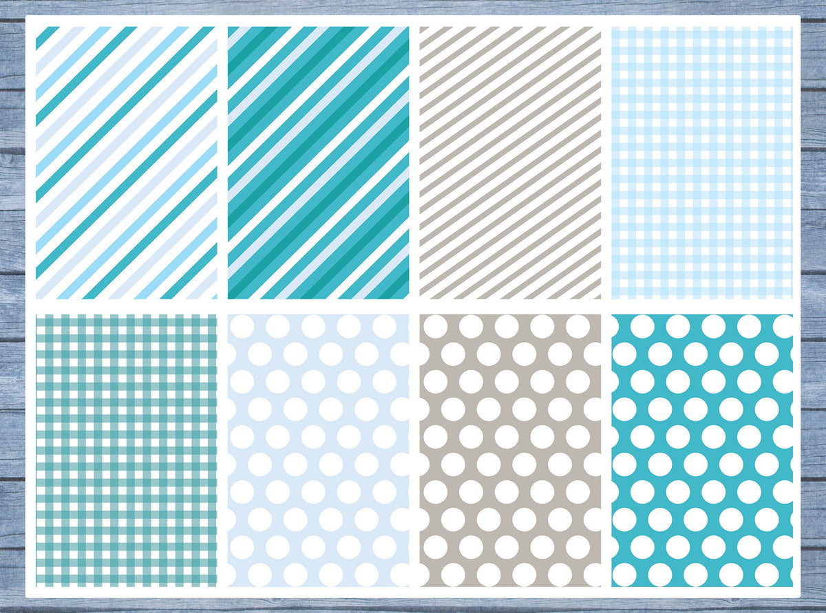 Blue Dots Full Box Planner Stickers, Big Happy Planner, Erin Condren, Classic Happy Planner