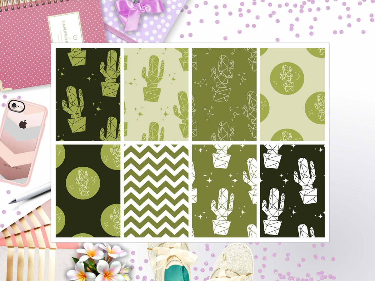 Cactus Full Box Big Happy Planner, Erin Condren, Classic Happy Planner