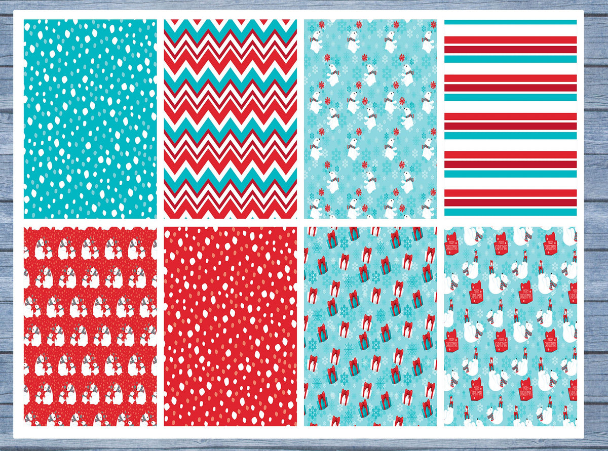 Christmas Full Box Planner Stickers, Big Happy Planner, Erin Condren, Classic Happy Planner, Mini Happy Planner
