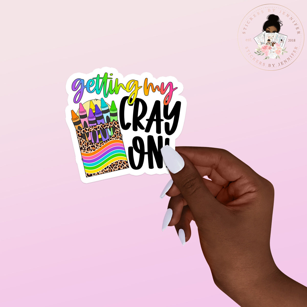 Crayons Vinyl Sticker