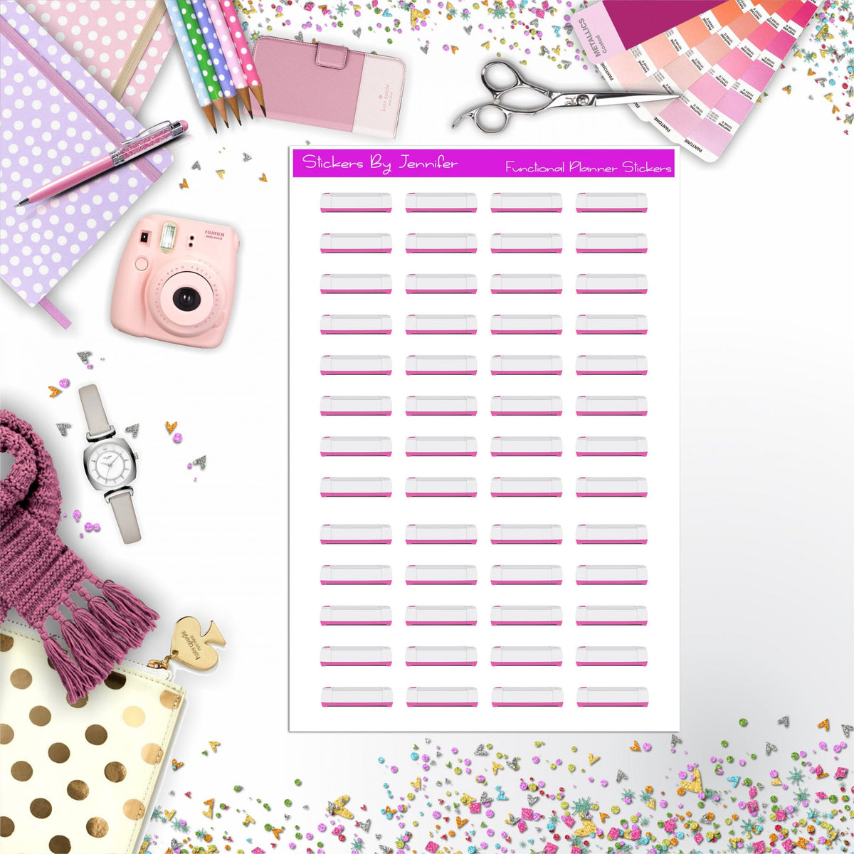 Cricut Machine Planner Stickers