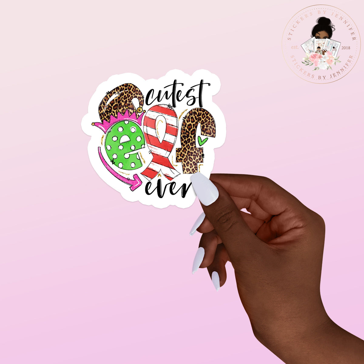 Cute Elf Vinyl Sticker