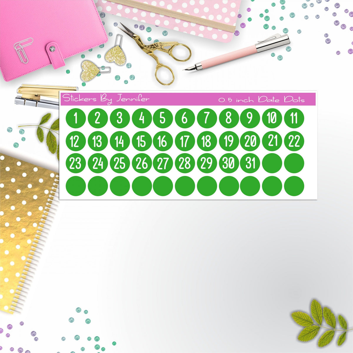 Date Covers, Date Dots, Number Stickers P-35, Planner Stickers, Journal Stickers, Functional Planner Stickers, Stationary Stickers