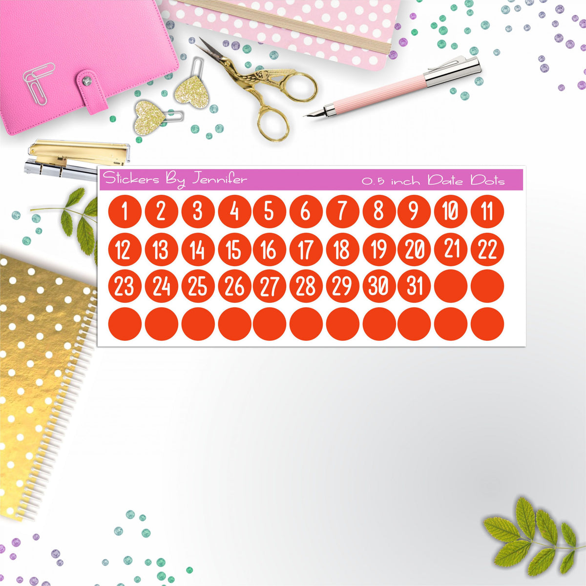 Date Covers, Date Dots, Number Stickers P-48, Planner Stickers, Journal Stickers, Functional Planner Stickers, Stationary Stickers