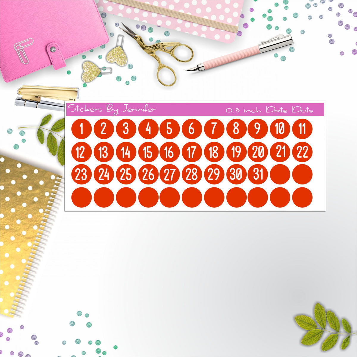 Date Covers, Date Dots, Number Stickers P-49, Planner Stickers, Journal Stickers, Functional Planner Stickers, Stationary Stickers
