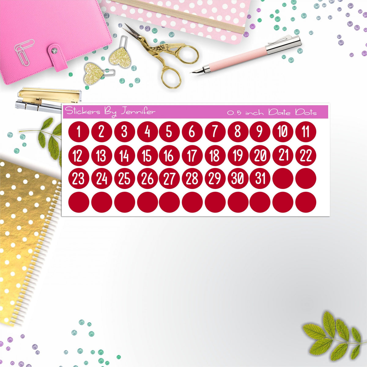 Date Covers, Date Dots, Number Stickers P-56, Planner Stickers, Journal Stickers, Functional Planner Stickers, Stationary Stickers