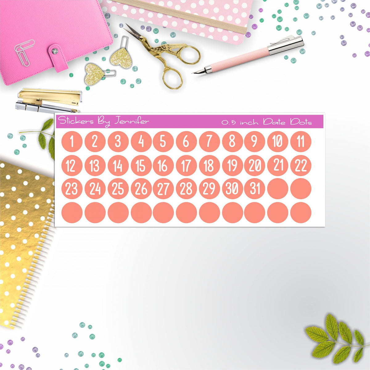 Date Covers, Date Dots, Number Stickers P-87, Planner Stickers, Journal Stickers, Functional Planner Stickers, Stationary Stickers