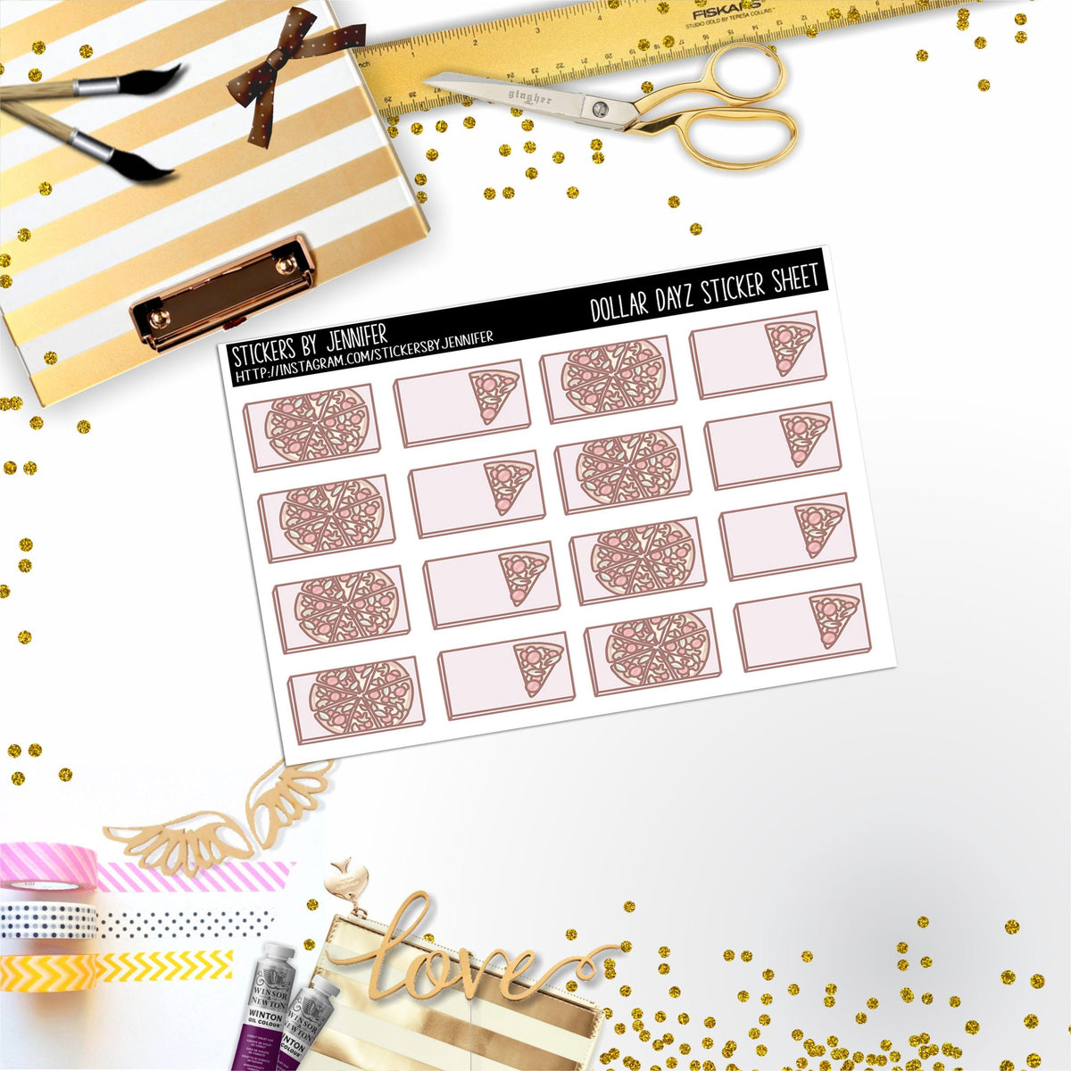 Deco Mini DD115, Planner Stickers, Bullet Journal, Functional Planner Stickers, Stationary Stickers