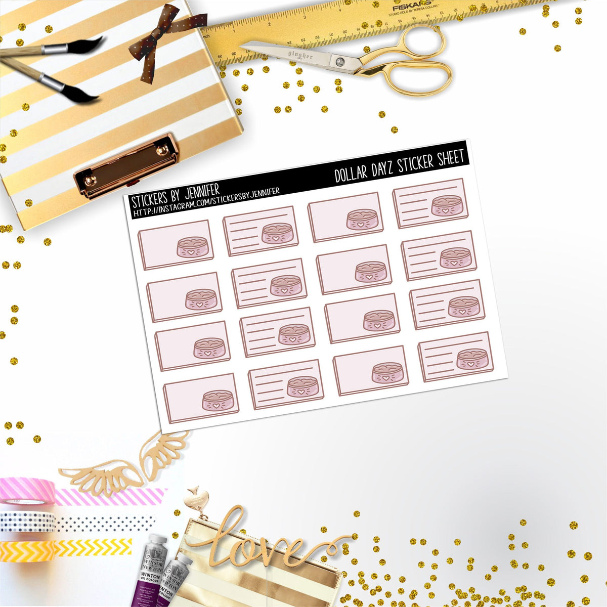 Deco Mini DD117, Planner Stickers, Bullet Journal, Functional Planner Stickers, Stationary Stickers