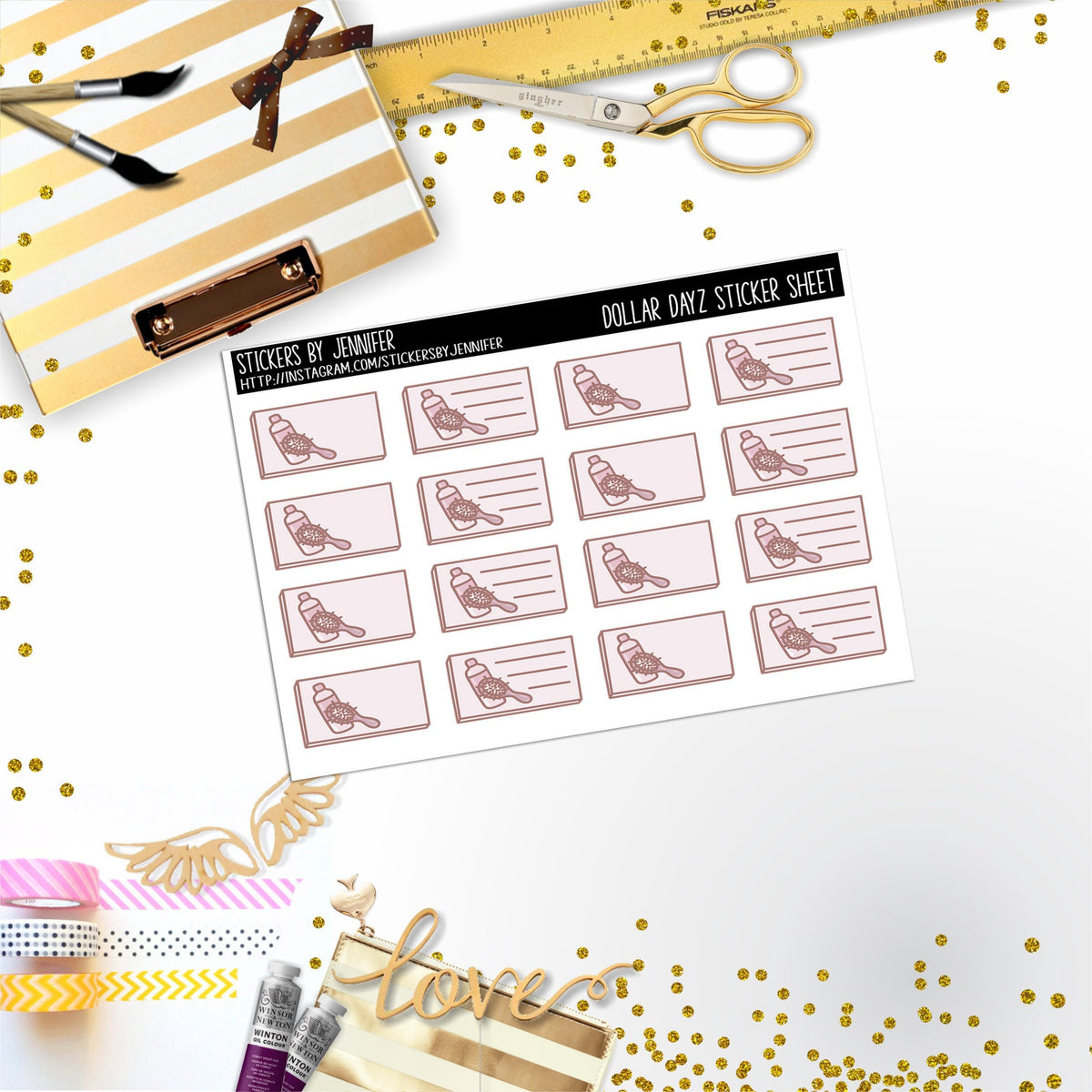 Deco Mini DD121, Planner Stickers, Bullet Journal, Functional Planner Stickers, Stationary Stickers