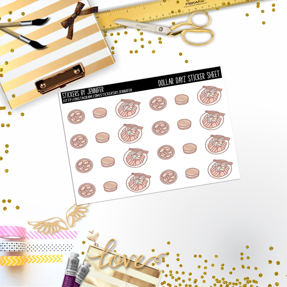 Deco Mini DD135, Planner Stickers, Bullet Journal, Functional Planner Stickers, Stationary Stickers