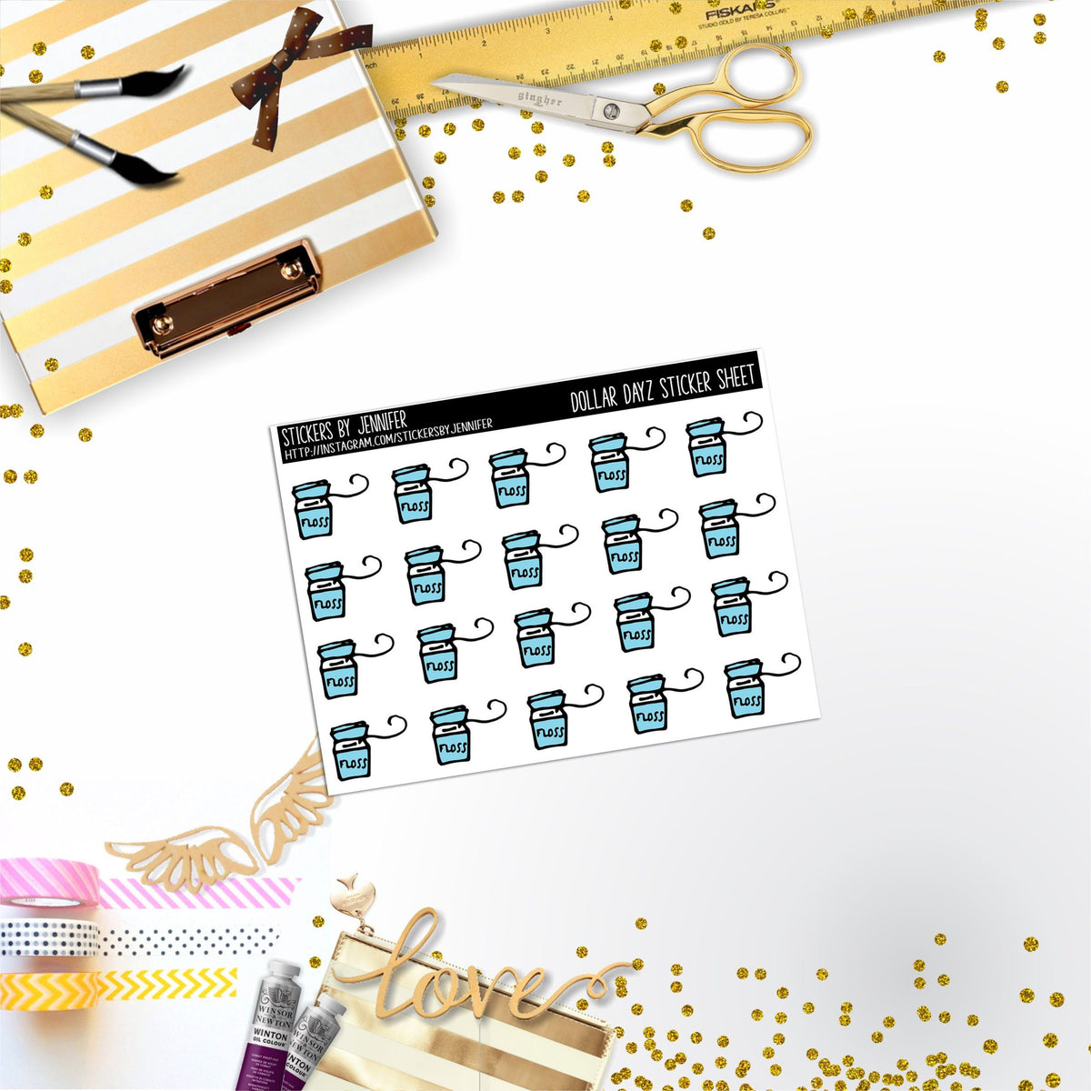 Deco Mini DD363 Planner Stickers, Bullet Journal, Functional Planner Stickers, Stationary Stickers