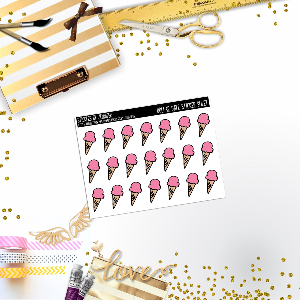 Deco Mini DD387 Planner Stickers, Bullet Journal, Functional Planner Stickers, Stationary Stickers