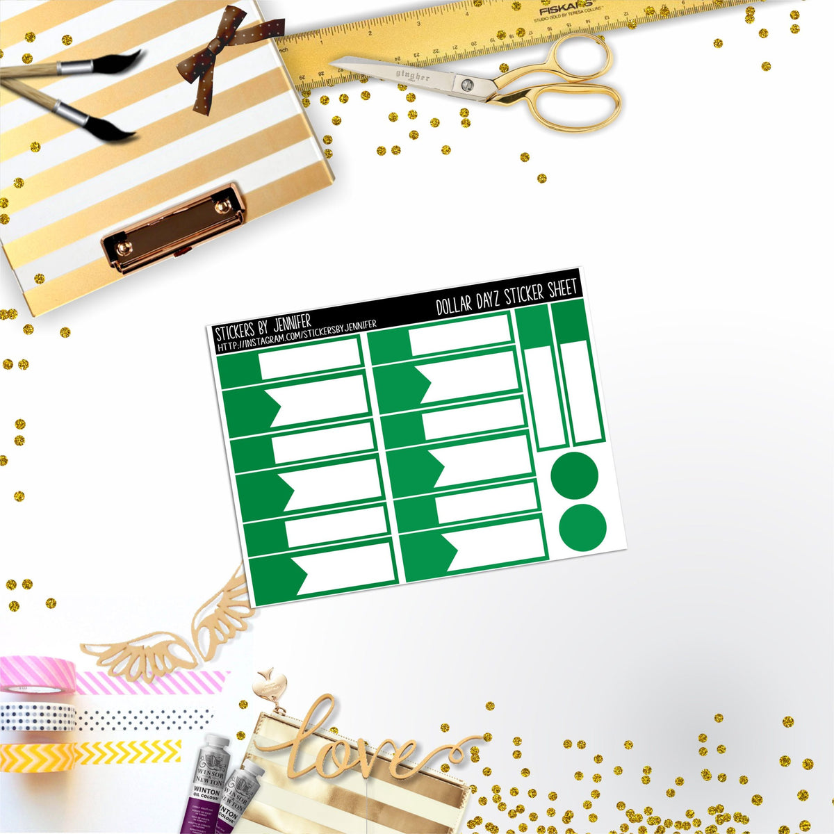 Deco Mini DD411 Planner Stickers, Bullet Journal, Functional Planner Stickers, Stationary Stickers