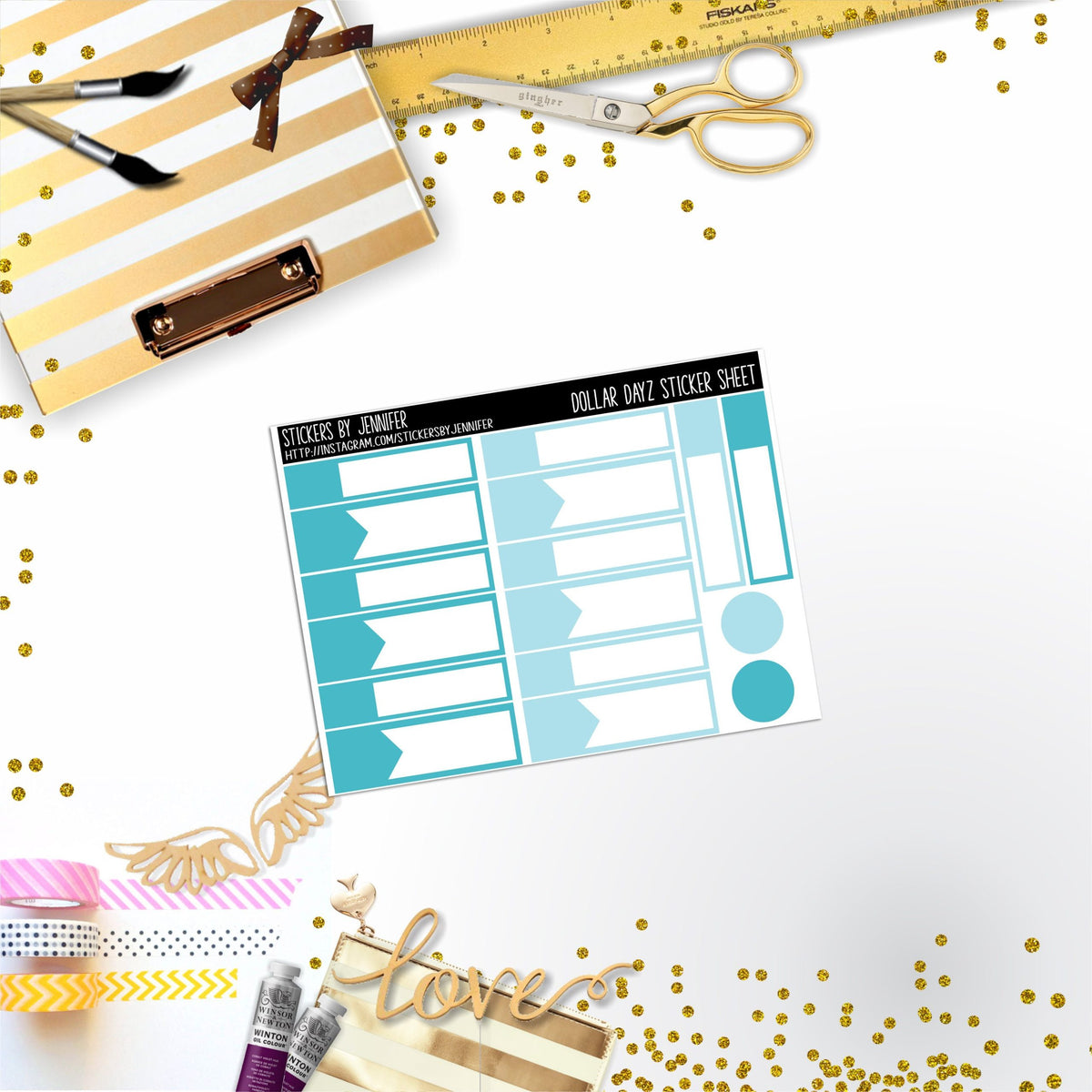 Deco Mini DD416 Planner Stickers, Bullet Journal, Functional Planner Stickers, Stationary Stickers