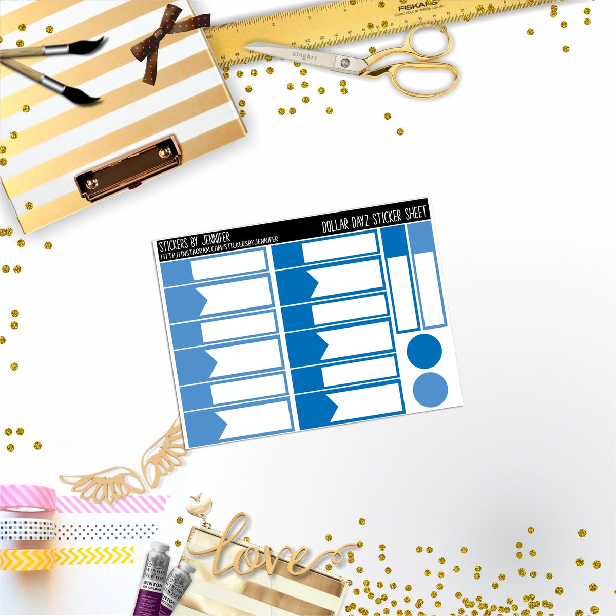 Deco Mini DD419 Planner Stickers, Bullet Journal, Functional Planner Stickers, Stationary Stickers
