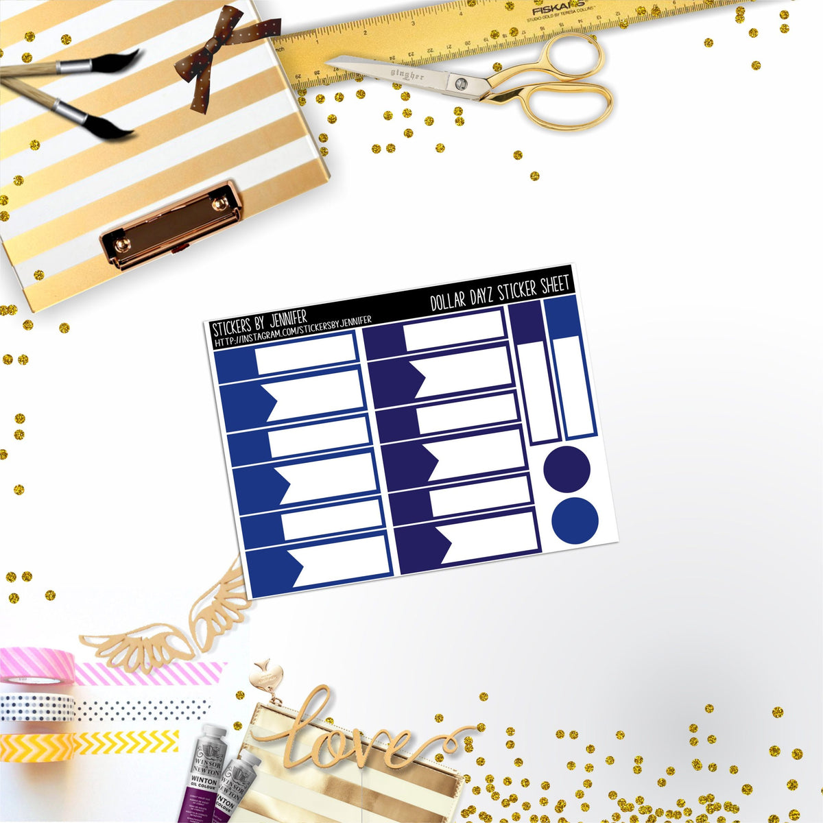 Deco Mini DD421 Planner Stickers, Bullet Journal, Functional Planner Stickers, Stationary Stickers