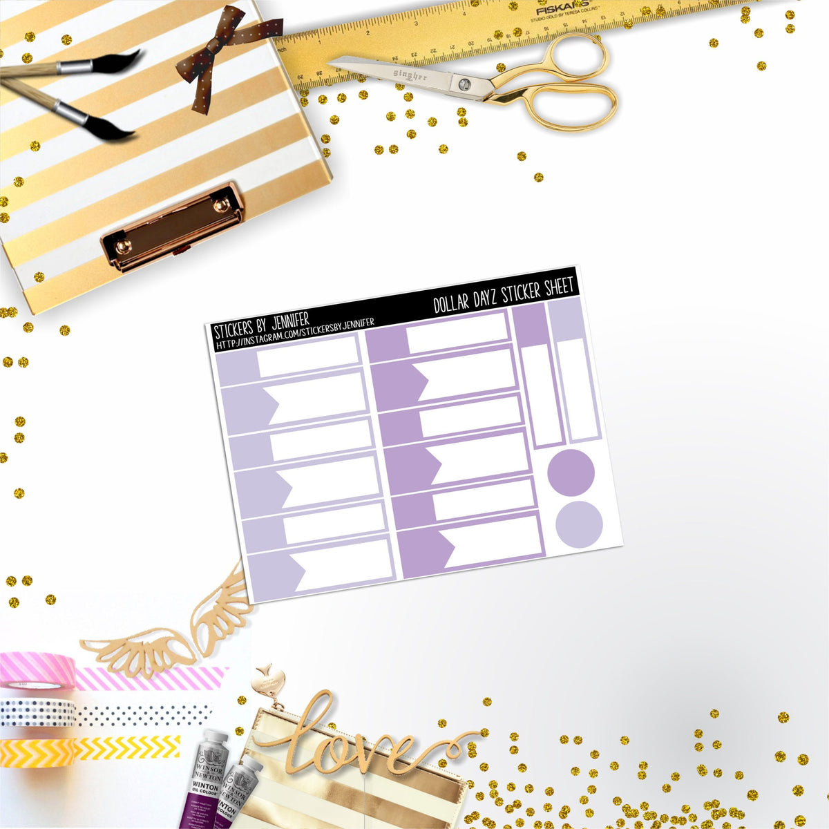 Deco Mini DD424 Planner Stickers, Bullet Journal, Functional Planner Stickers, Stationary Stickers