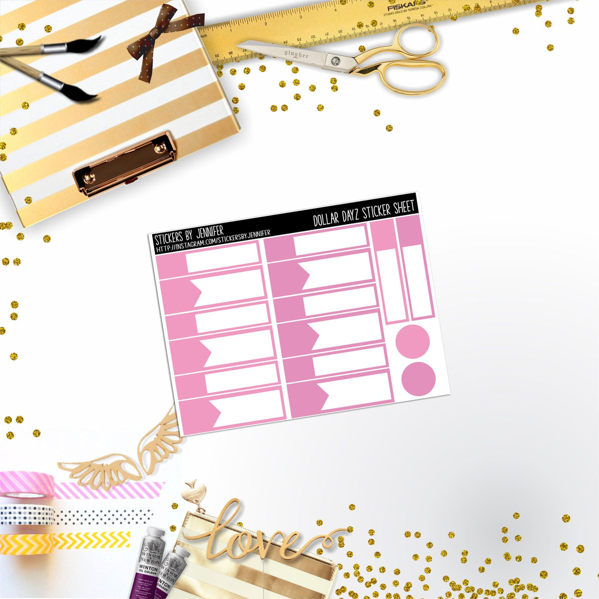 Deco Mini DD430 Planner Stickers, Bullet Journal, Functional Planner Stickers, Stationary Stickers
