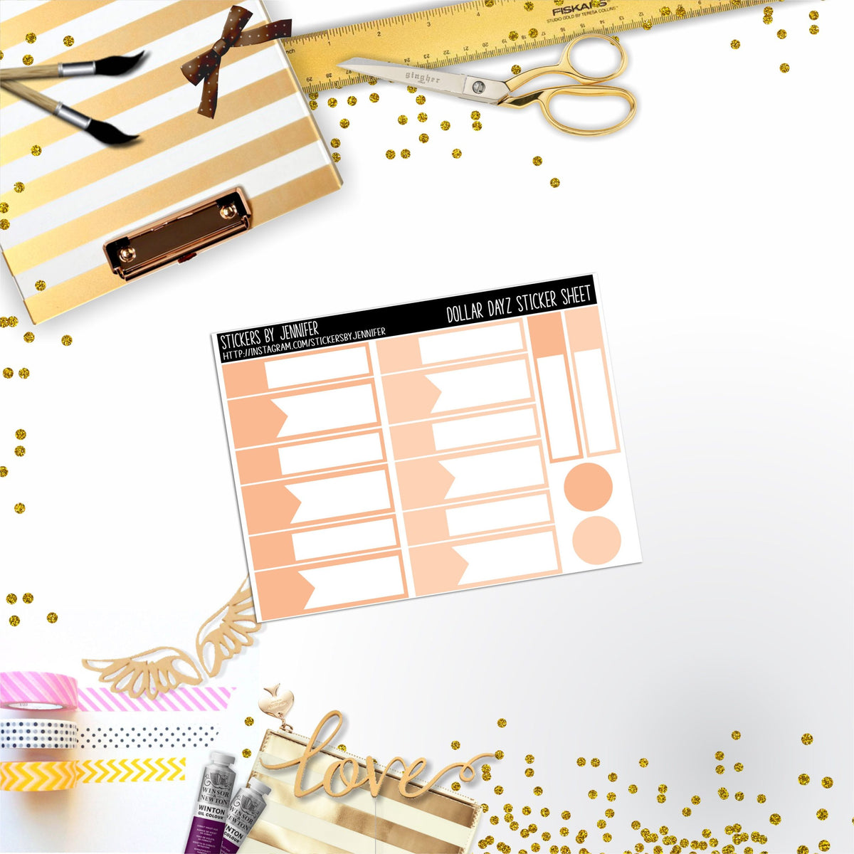 Deco Mini DD440 Planner Stickers, Bullet Journal, Functional Planner Stickers, Stationary Stickers